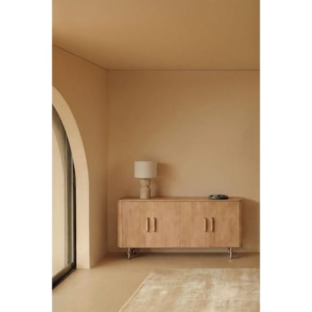 Komoda z drewna mango i stali, 160 cm, Osaka