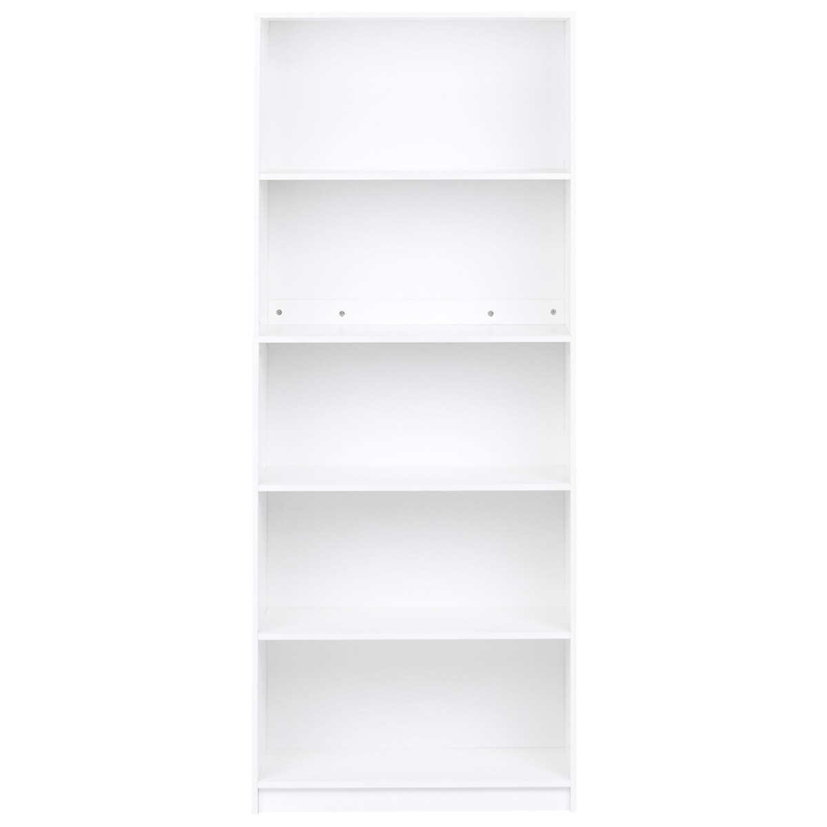 Regał na książki 5 półek ZEHNA 195 cm Biały