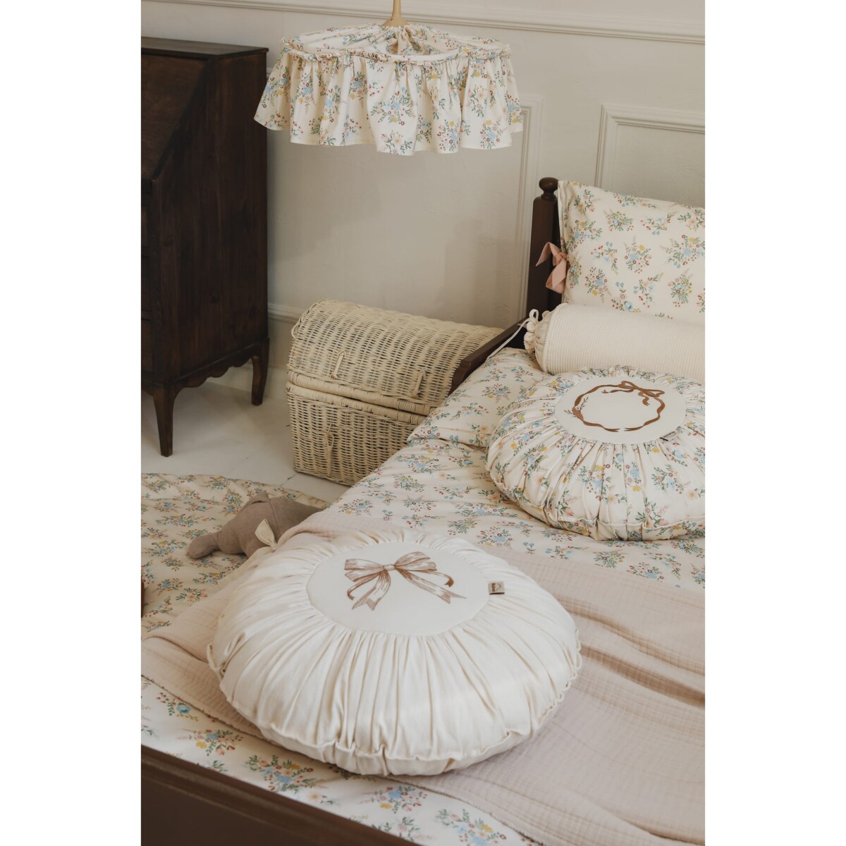 Abażur bawełniany Blooming Meadow