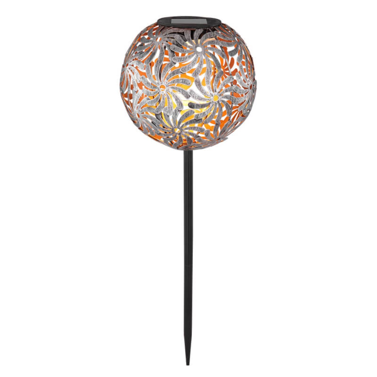 Lampa zewnętrzna Solar 33632 Globo LED 0,06W 3000K ball kula IP44 srebrna