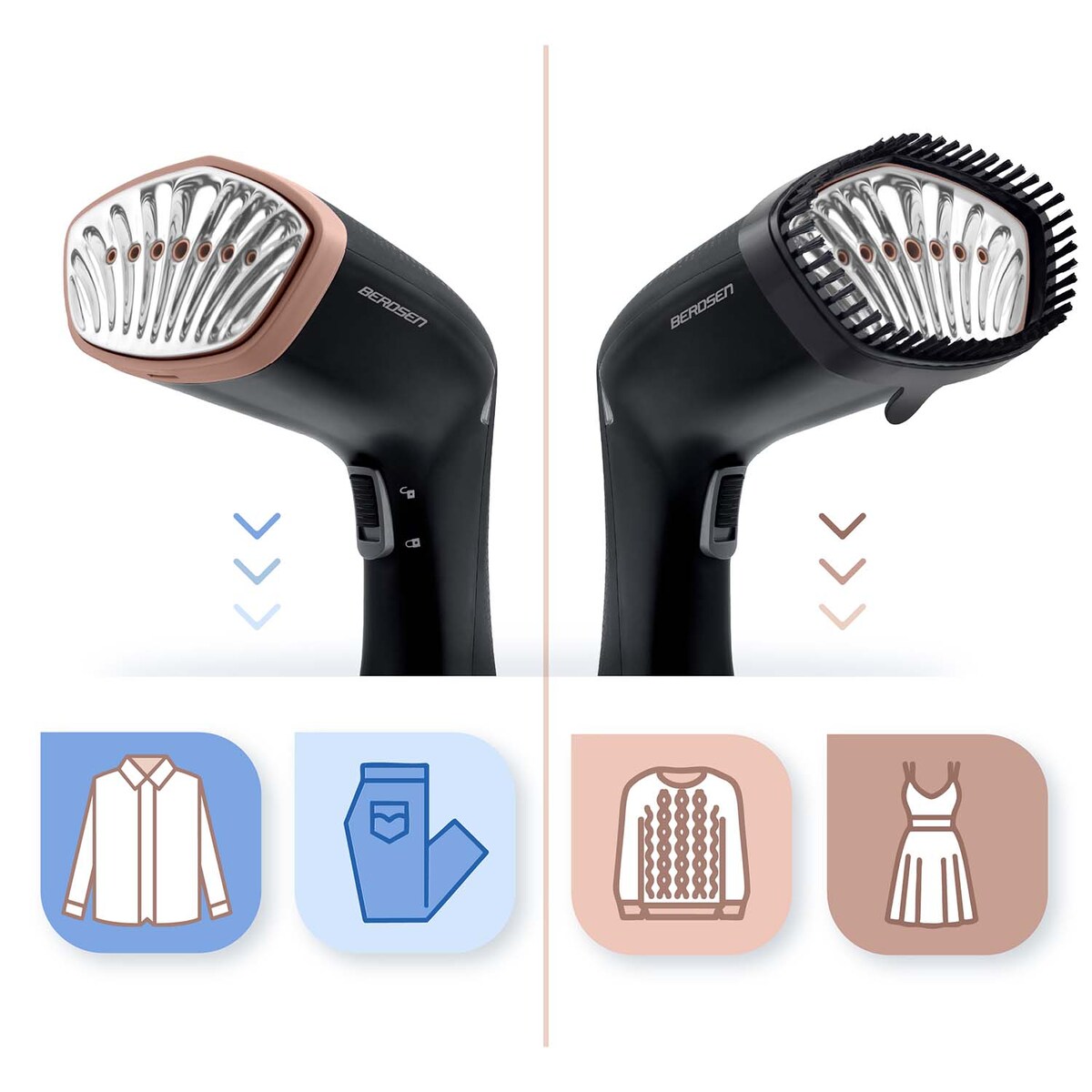 Parownica do ubrań Berdsen BD-311 Steamer parowy 1600W czarny 331100