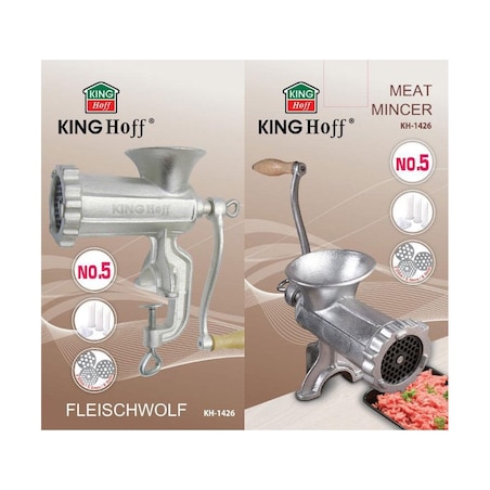 Kinghoff żeliwna maszynka do mielenia mięsa 12682