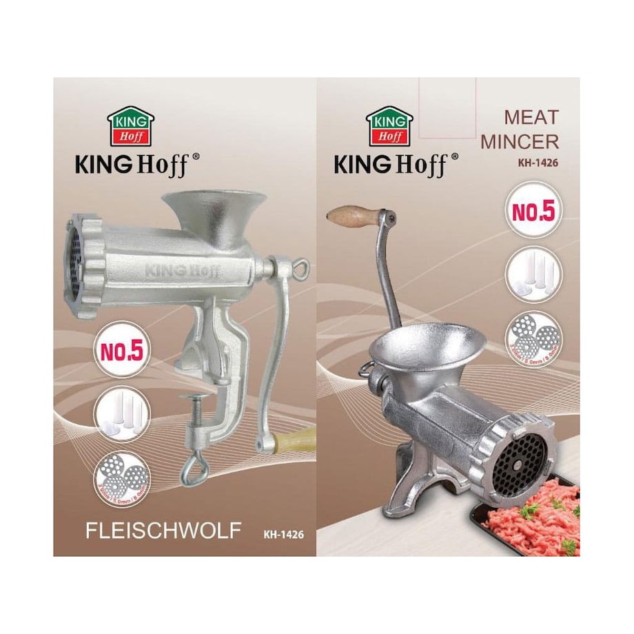 Kinghoff żeliwna maszynka do mielenia mięsa 12682