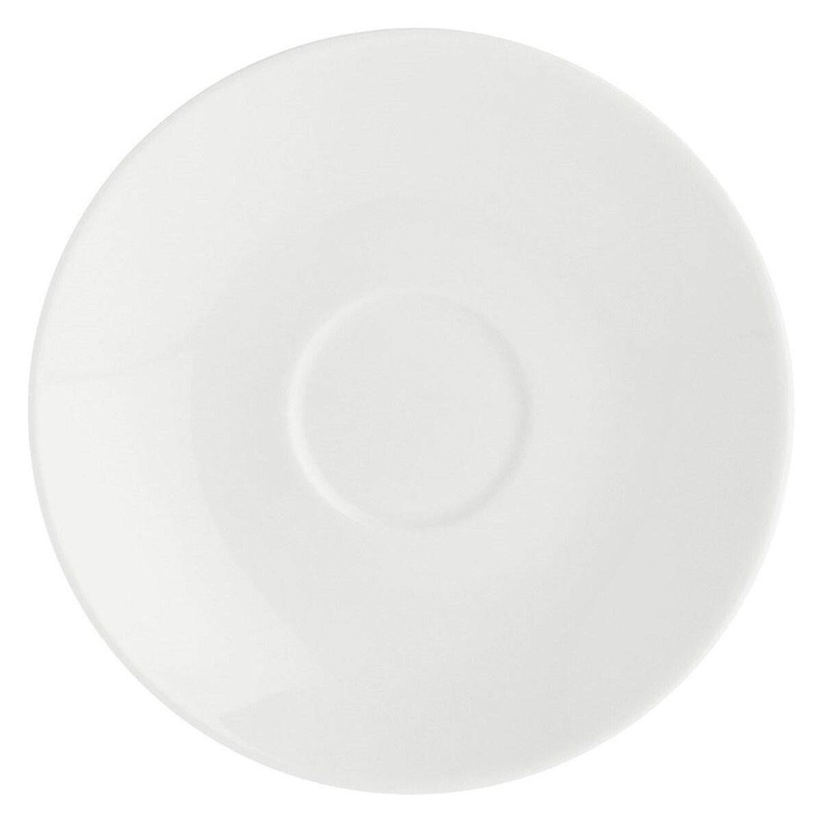 Zestaw 6 filiżanek do kawy ze spodkiem Essenziale - Biały, 100 ml