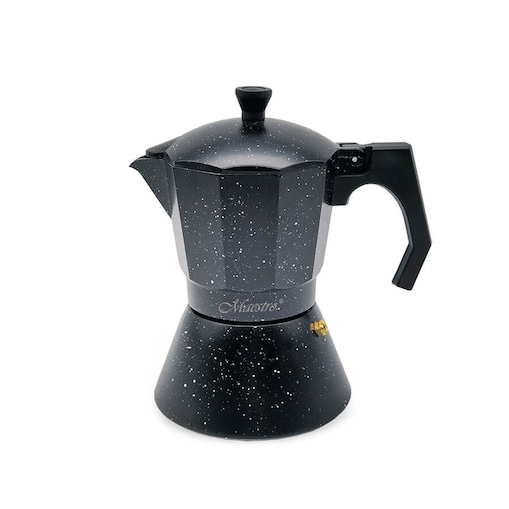 Kawiarka na indukcję gaz duża 9 filiżanek 450ml marmurek MAESTRO