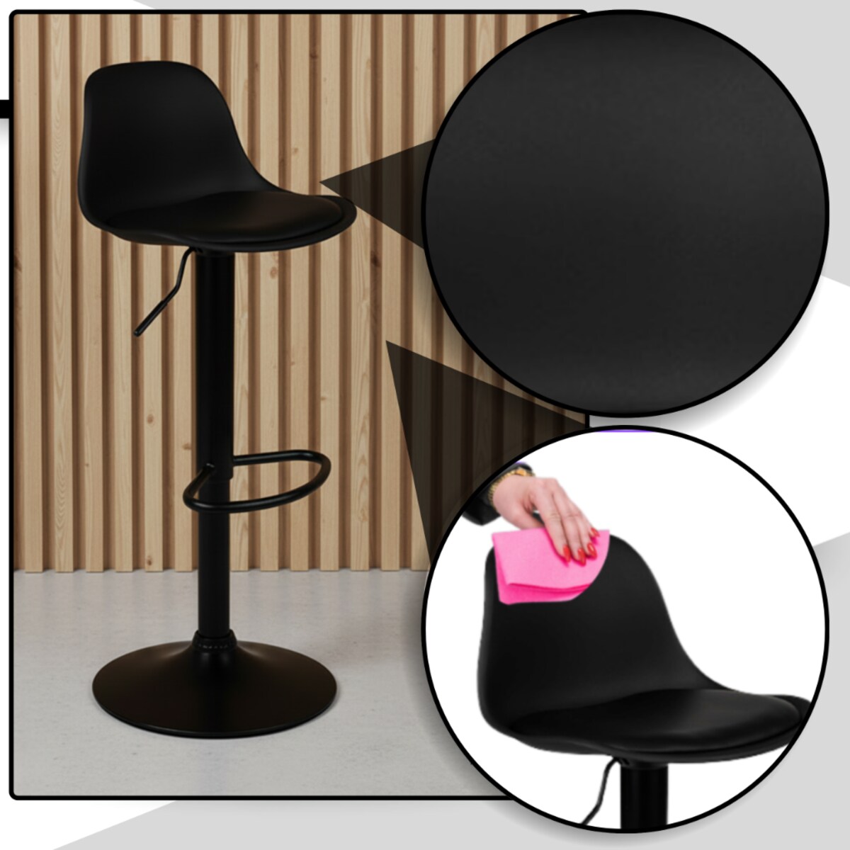 Hoker do wysypy czarny