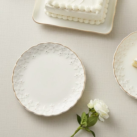 VILLA ITALIA Talerzyk deserowy porcelanowy 21 cm FIORELLA