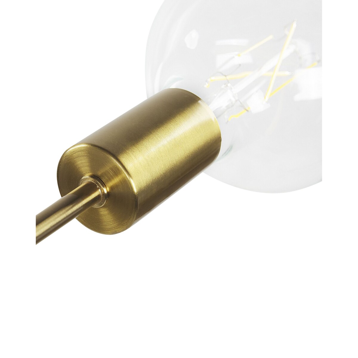 Lampa sufitowa 6-punktowa metalowa mosiężna KIDANE