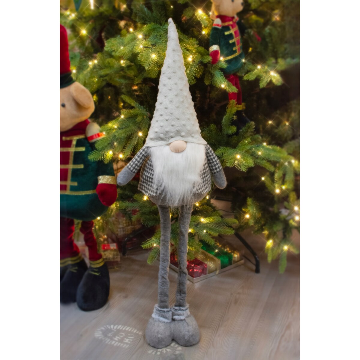 SKRZAT świąteczny KRASNAL Mikołaj duży na Święta