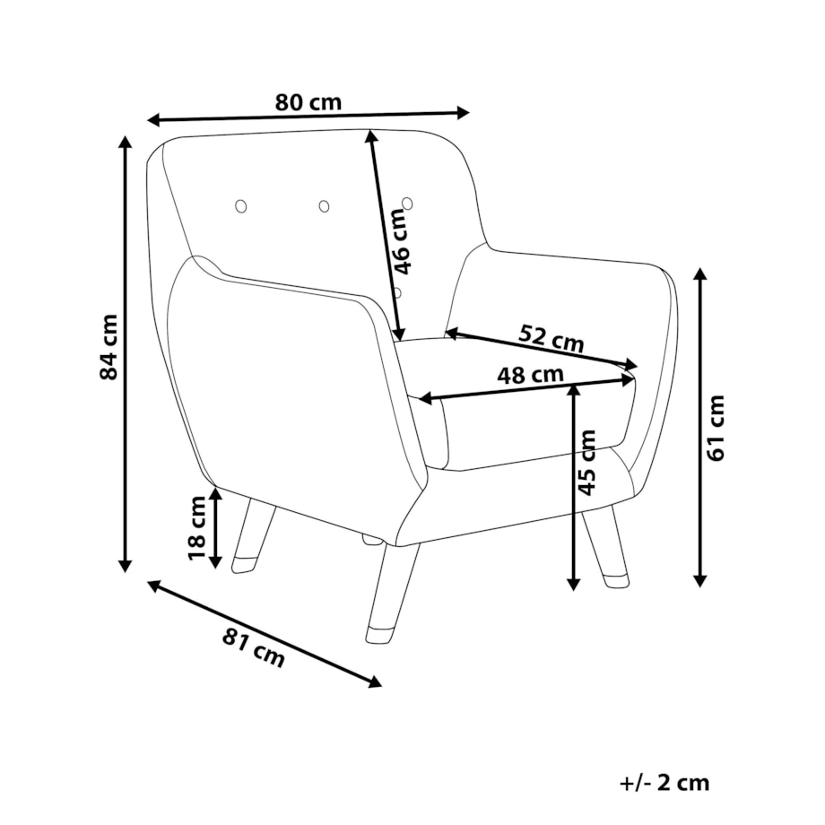 Fotel welurowy zielony BODO