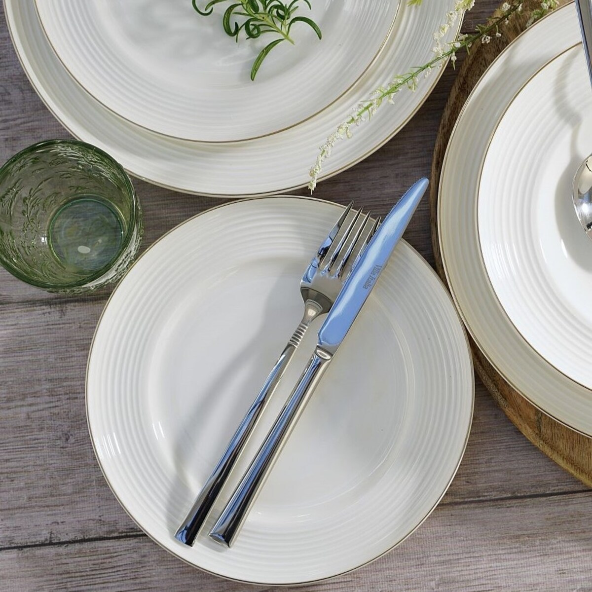 VILLA ITALIA Talerz płytki porcelanowy 26,5 cm RIANON