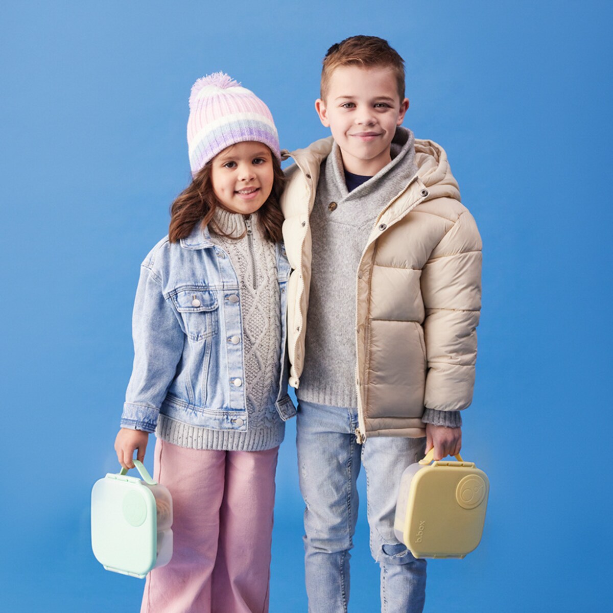 Mini lunchbox dla dzieci do szkoły - szczelna śniadaniówka z przegródkami Spearmint b.box