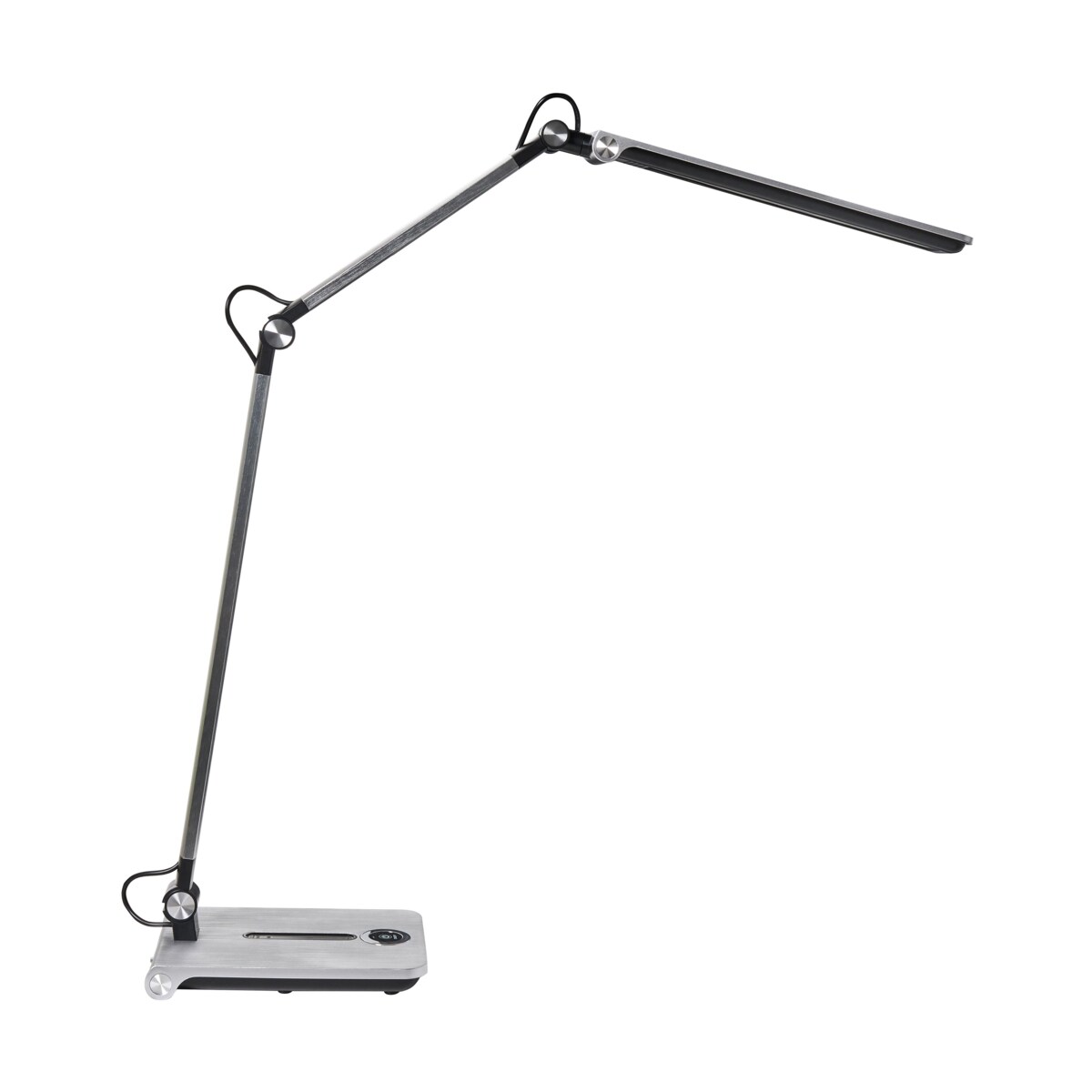 Lampa biurkowa LED AQUILA Ze ściemniaczem Srebrny