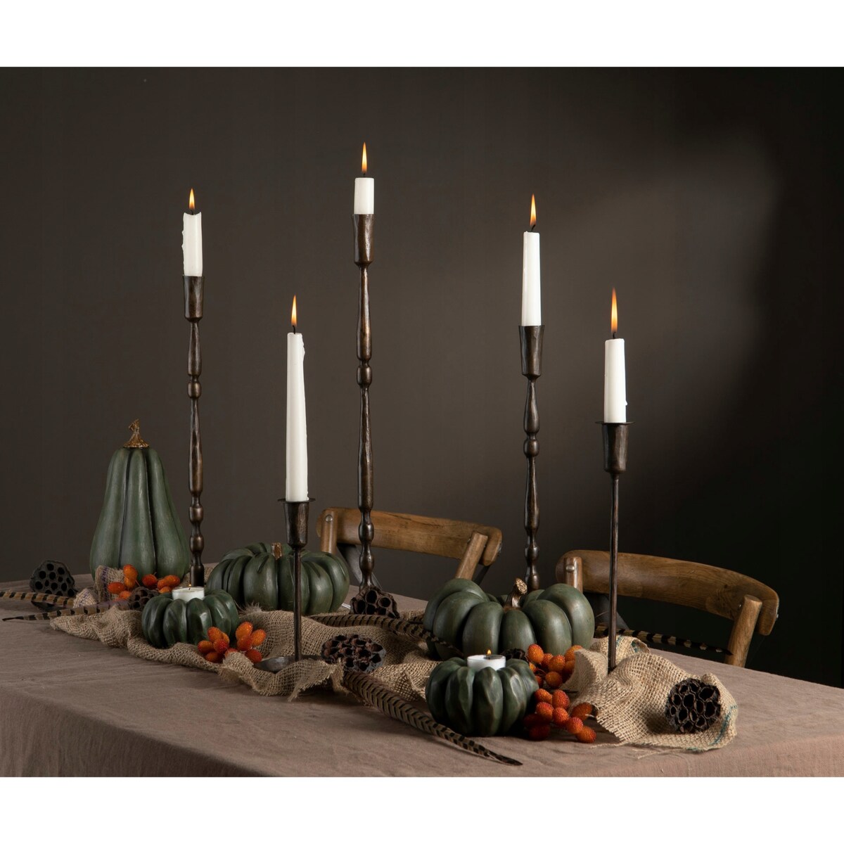 DONICA KSZTAŁCIE DYNI halloween jesień zielona śr. 25cm