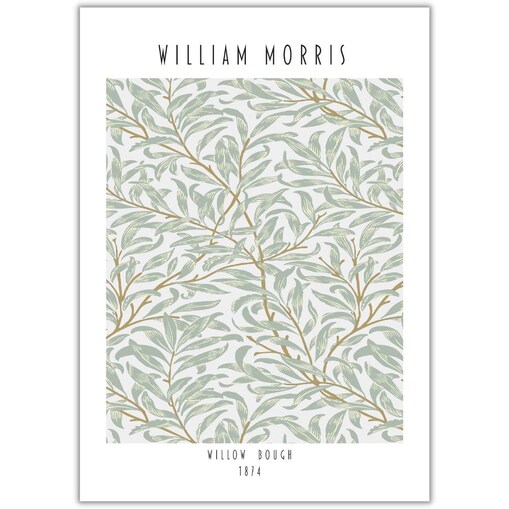 plakat willow bough by william morris 30x40 cm