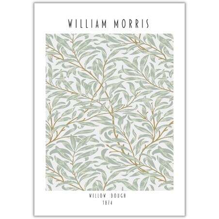 plakat willow bough by william morris 30x40 cm