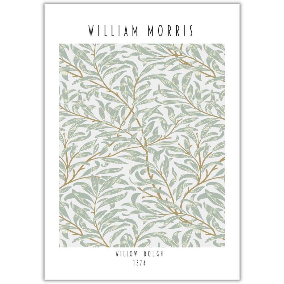 plakat willow bough by william morris 30x40 cm