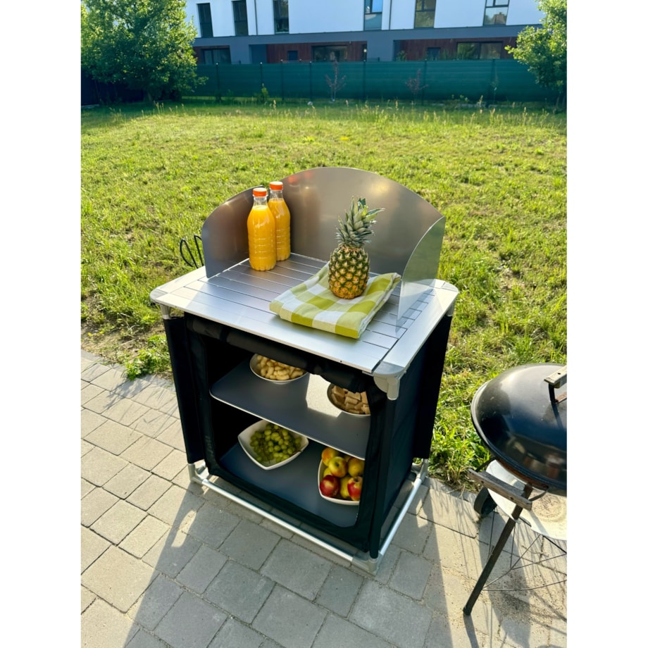 KUCHNIA TURYSTYCZNA SZAFKA stół składany ogrodowy torba KEMPINGOWY stolik