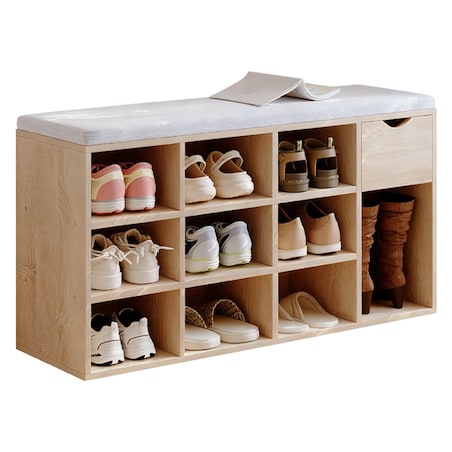 Szafka na buty z siedziskiem loft sonoma ławka przedpokój z szufladą 100 cm