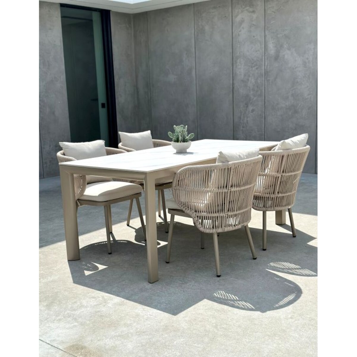 ZESTAW ALUMINIOWY AZZURE SZAMPAŃSKI 4