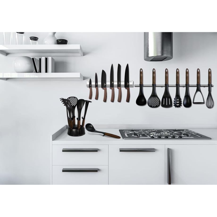 Przybory kuchenne nylonowe w stojaku Berlinger Haus BH-6229