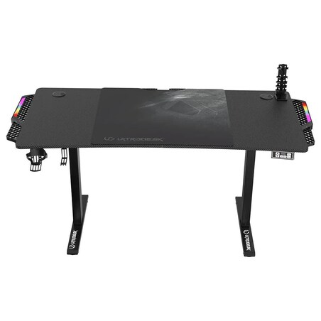 Biurko gamingowe LEVEL V2 LED czarne