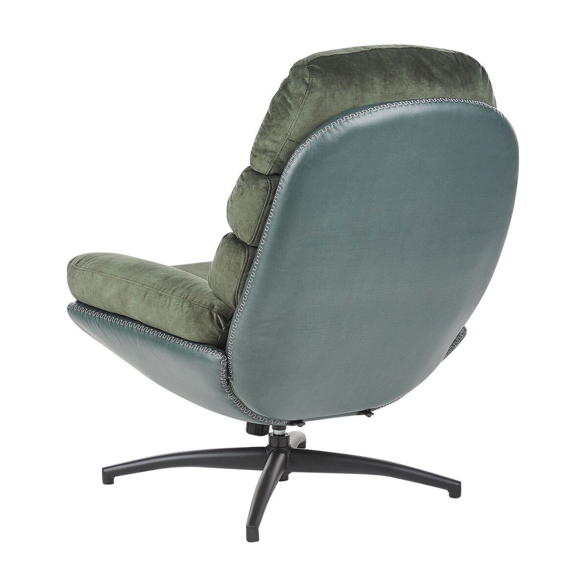 Krzesło z podnóżkiem Ciemnozielony EIDE