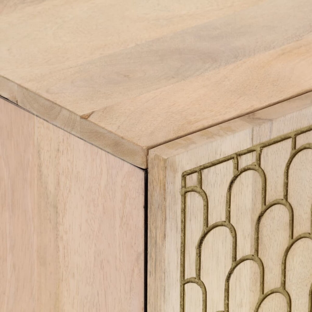 vidaXL Szafka pod umywalkę, 62x33x58 cm, lite drewno mango