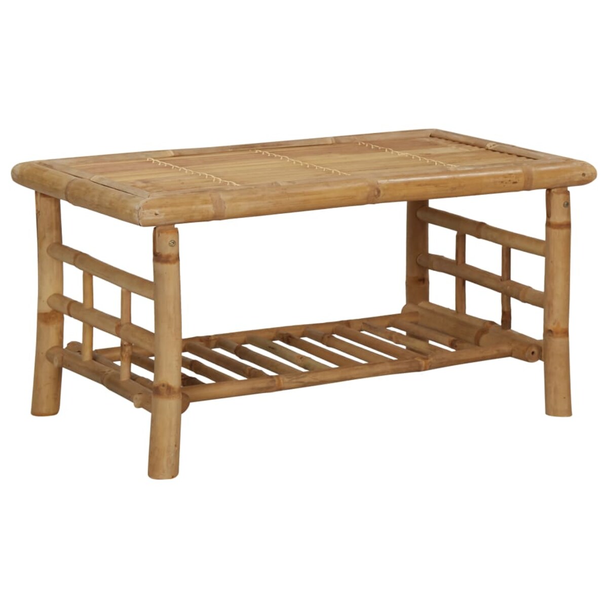 vidaXL 4-cz. zestaw wypoczynkowy do ogrodu, z poduszkami, bambus