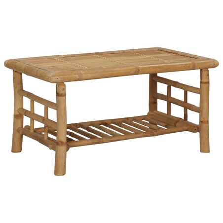 vidaXL 4-cz. zestaw wypoczynkowy do ogrodu, z poduszkami, bambus