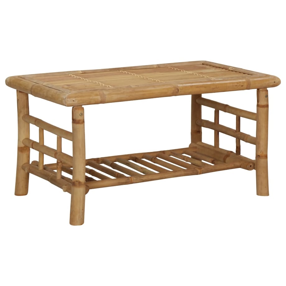 vidaXL 4-cz. zestaw wypoczynkowy do ogrodu, z poduszkami, bambus