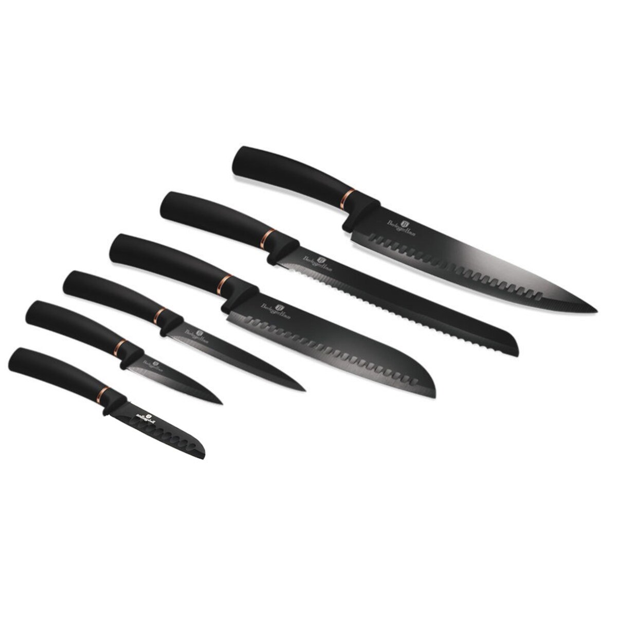 Zestaw 6 noży kuchennych Black Rose Berlinger Haus BH-2337
