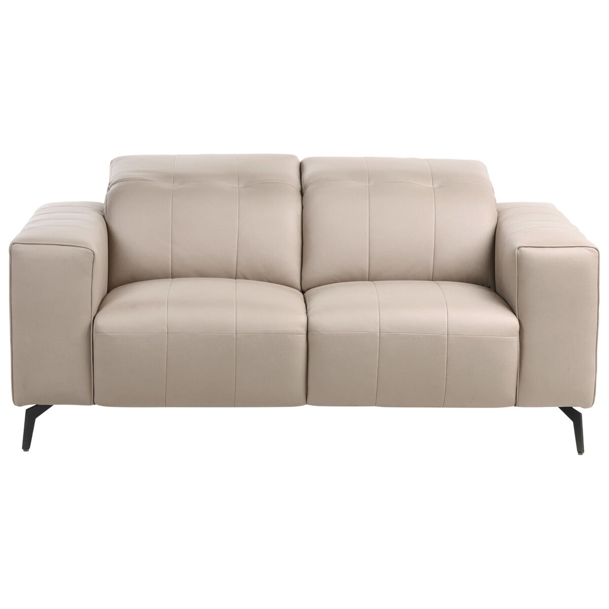 Komplet wypoczynkowy dla 6 osób OMMEL Ekoskóra Beżowoszary