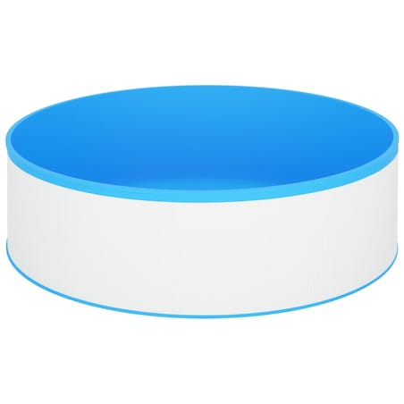 vidaXL Basen ogrodowy, 350x90 cm, biały