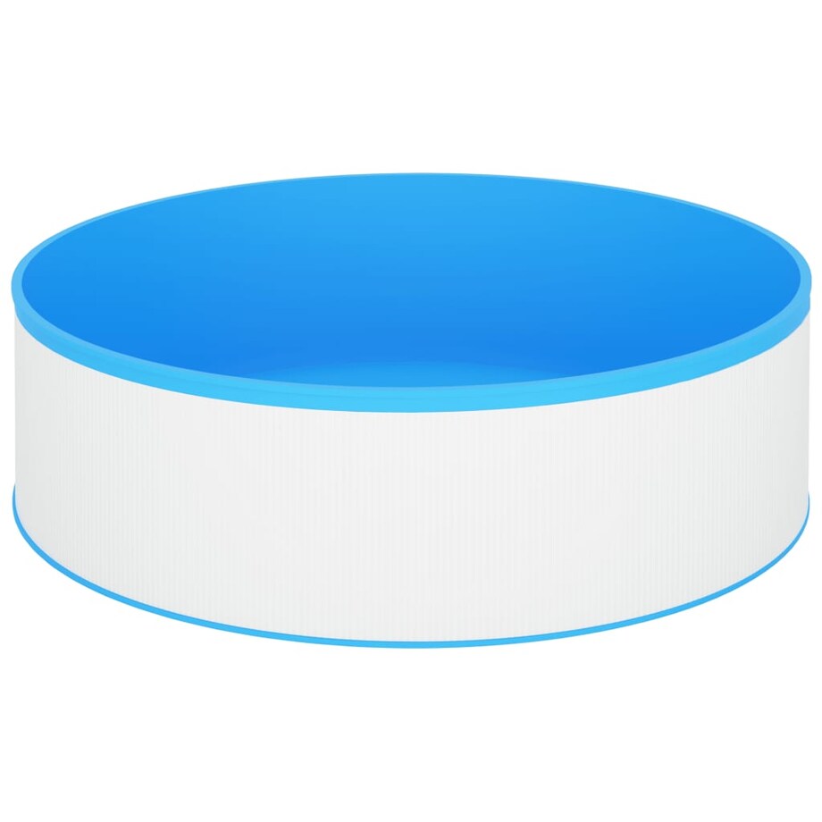 vidaXL Basen ogrodowy, 350x90 cm, biały