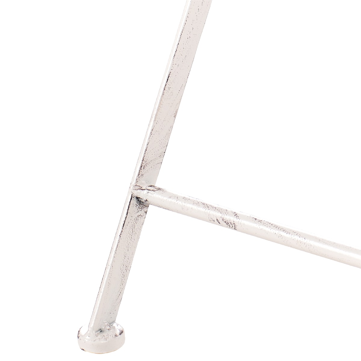 Stolik ogrodowy barowy TRIESTE 60 cm 60 cm Metal Jasnobeżowy