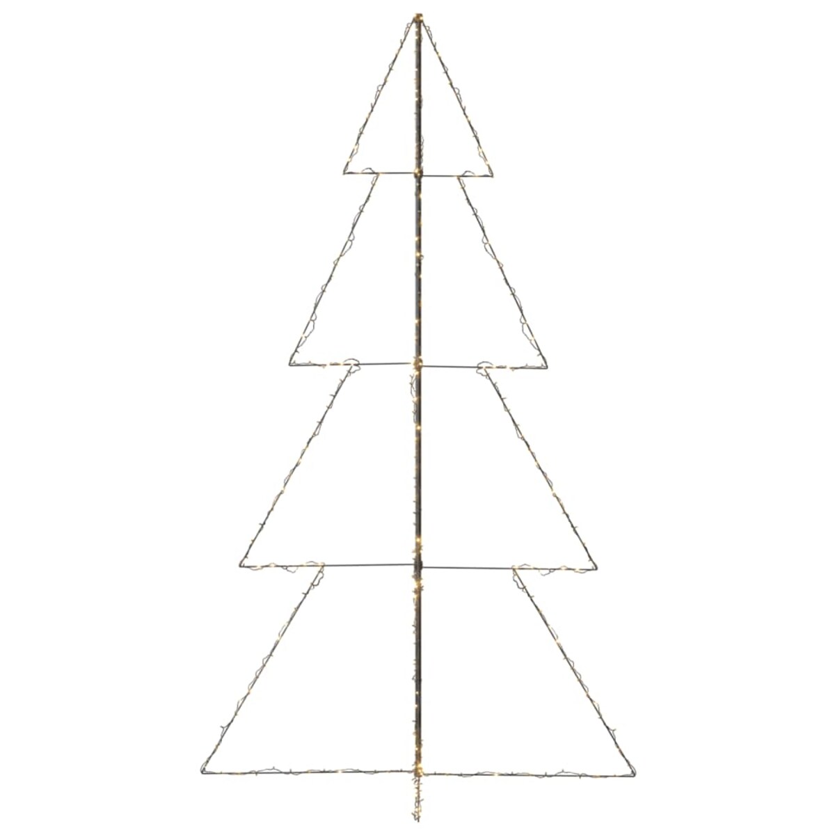 vidaXL Ozdoba świąteczna LED w kształcie choinki, 360 LED, 143x250 cm