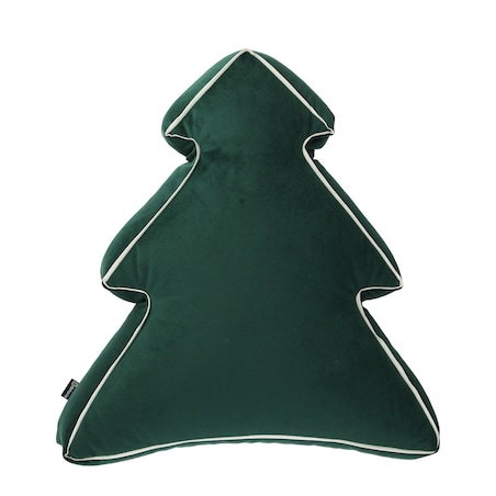 Poduszka Choinka 40x41 cm, butelkowa zieleń, 40x41x8cm, Christmas
