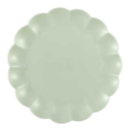 TALERZ OBIADOWY Iris 25,5 cm Z TWORZYWA PP zielony jasny