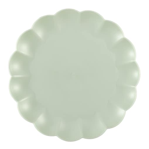 TALERZ OBIADOWY Iris 25,5 cm Z TWORZYWA PP zielony jasny