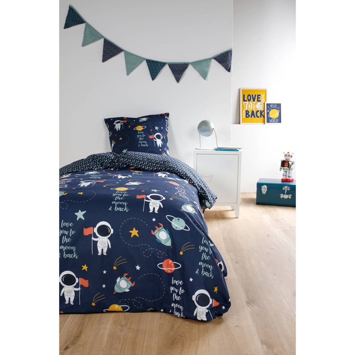 Pościel dziecięca COSMOS, 100% bawełny, 140 x 200 cm