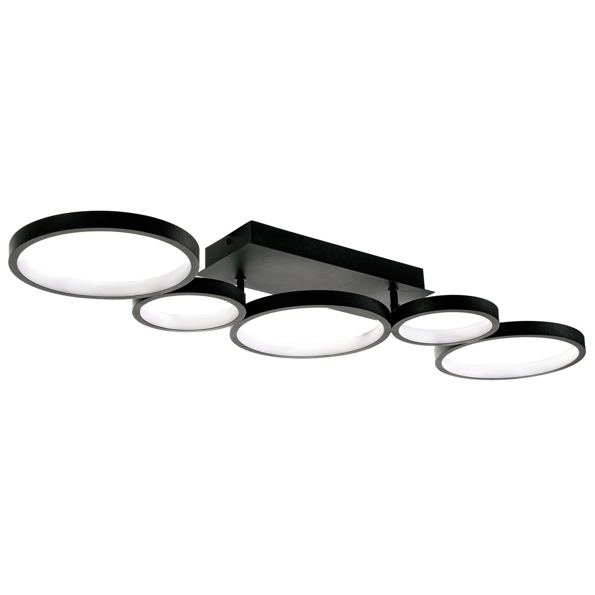 Lampa Sufitowa App1900-C Led Czarny, Metal, Tworzywo Sztuczne