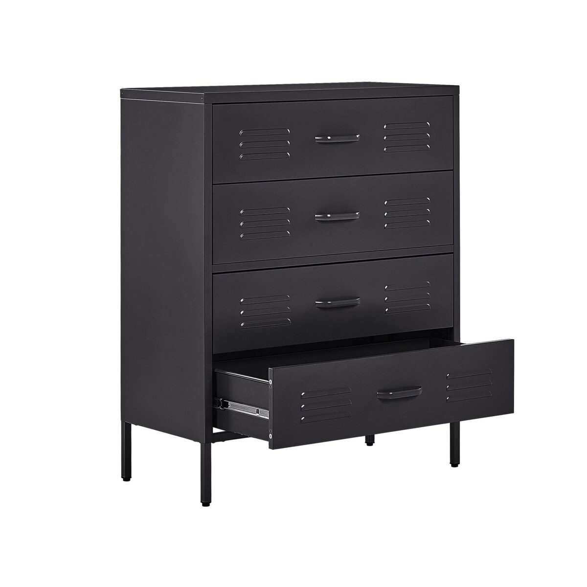 Komoda metalowa czarna ENAGO