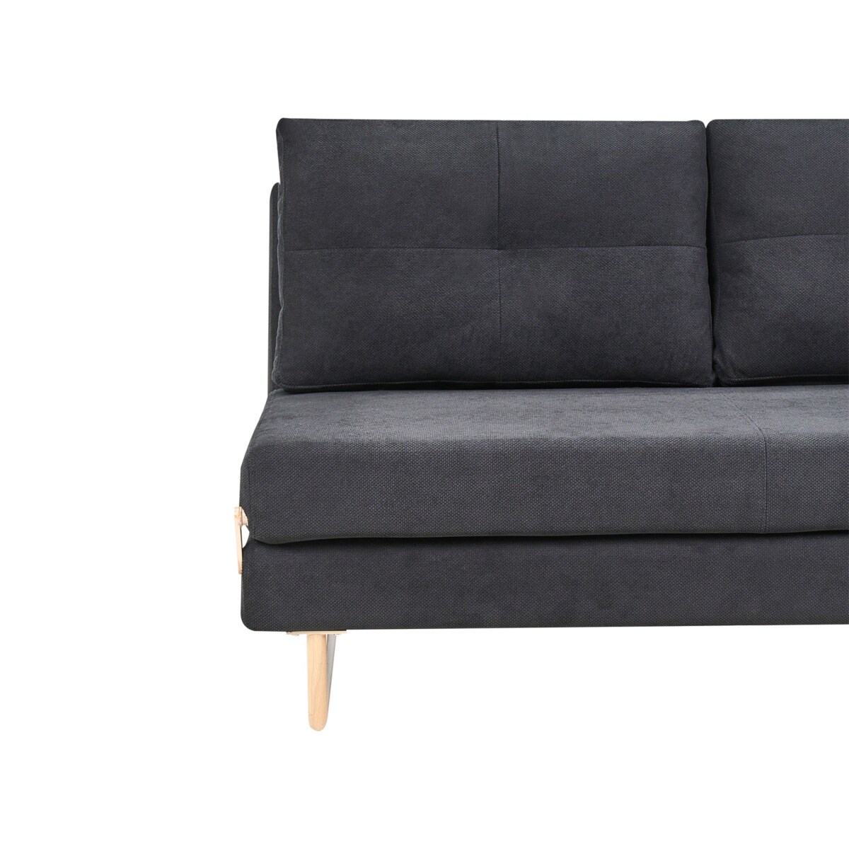 Sofa rozkładana dla 3 osób JERSLEV Czarny