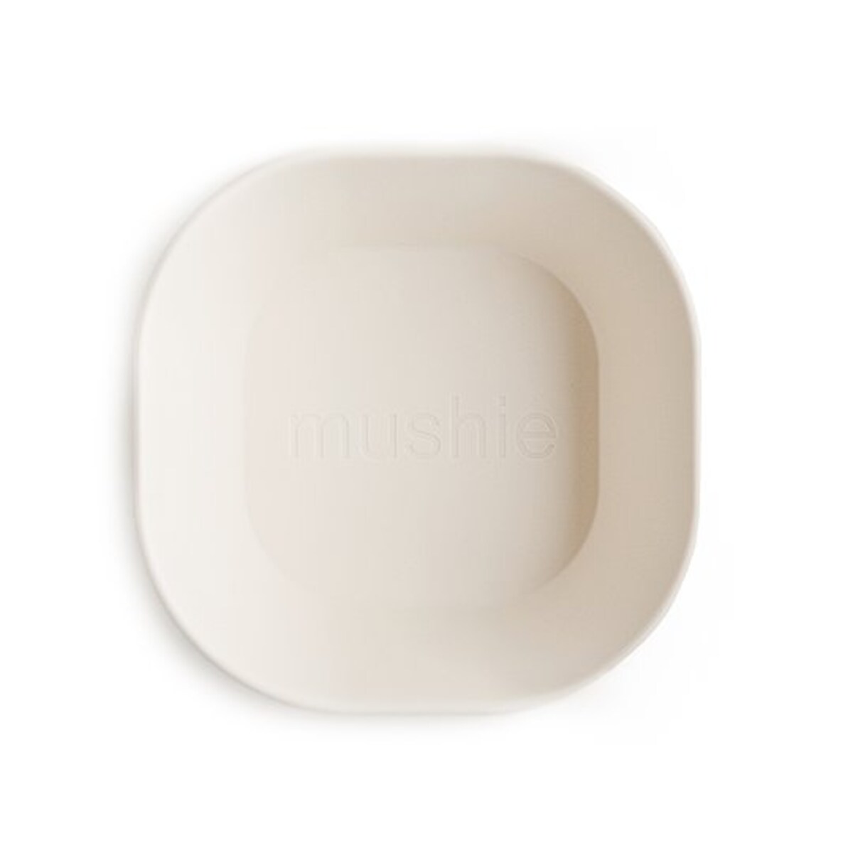 Mushie Miseczki dla dzieci kwadratowe 2-pak Ivory