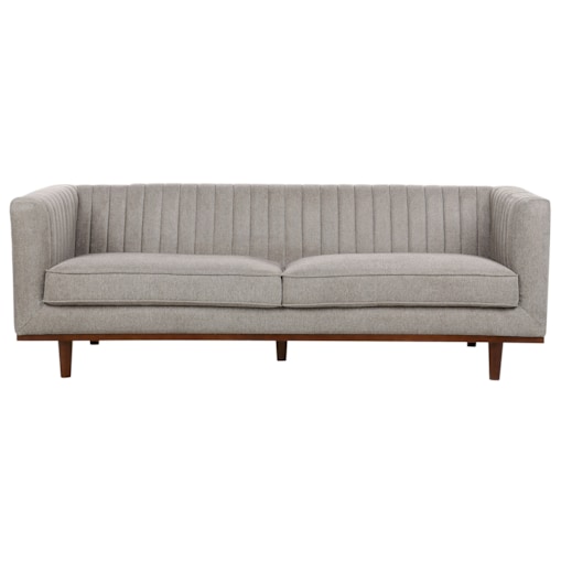 Sofa 3-osobowa jasnobrązowa SKAULE