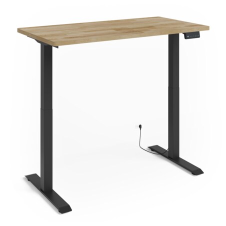 Biurko elektryczne z regulacją BIMotion 2S 140x70 czarny/dąb