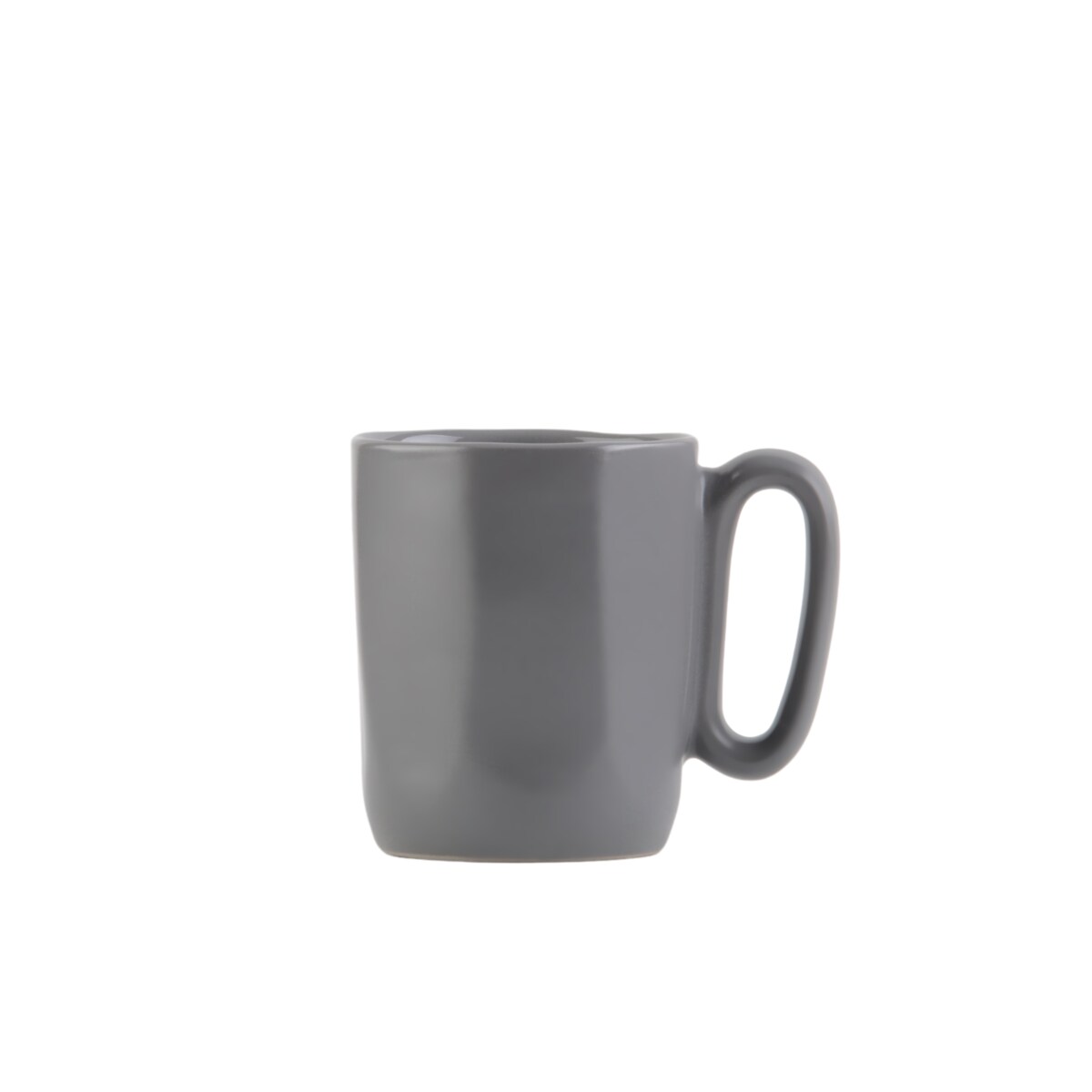 Dwa kubki ceramiczne z uszkiem 80 ml Fuori szare 29958