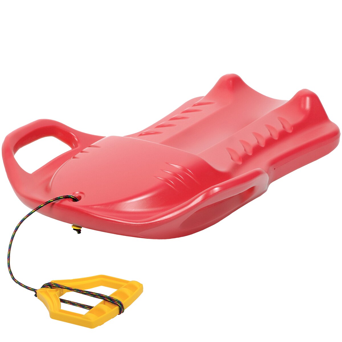 Sanki Na Śnieg Ślizg Jabłuszko Jabłko Ślizgacz Z Linką Uchwytami Dla Dzieci 58 Cm