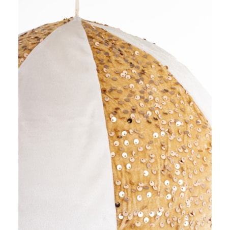 Figurka - Mikołaj w balonie 95x37x37 cm BALOON brązowozłoty